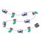 STITCH - Christmas Lighted Garland - 10 LED - 1,65m