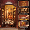 BOOK NOOK KIT - DIY - Memories Bookshop - 127pc + LED Light