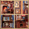 BOOK NOOK KIT - DIY - Count Cat's Study - 108pc + LED Light