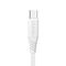 Dudao cable USB / USB Type C 5A cable 2m white (L2T 2m white)
