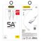 Dudao cable USB / USB Type C 5A cable 2m white (L2T 2m white)