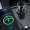 Dudao 3in1 USB Car Charger 3.4A Built-in Lightning / USB Type C / Micro USB Cable Black (R5ProN Black)