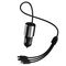 Dudao 3in1 USB Car Charger 3.4A Built-in Lightning / USB Type C / Micro USB Cable Black (R5ProN Black)