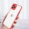 Milky Case silicone flexible translucent case for Xiaomi Redmi Note 10 / Redmi Note 10S red