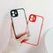 Milky Case silicone flexible translucent case for Xiaomi Redmi Note 10 / Redmi Note 10S red