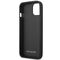 Mercedes Leather Stars Pattern Case for iPhone 13 mini - Black