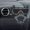 Gravity smartphone car holder for air vent with air freshener silver (YC06)