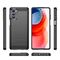 Carbon Case flexible cover for Motorola Moto G Stylus 2022 black