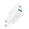 Acefast wall charger USB Type C / USB 20W, PPS, PD, QC 3.0, AFC, FCP white (A25 white)