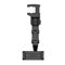 Adjustable car rearview mirror holder for smartphone black