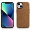 iCarer Oil Wax Premium Leather Case iPhone 14 Plus Magnetic Leather Case with MagSafe Brown (WMI14220703-TN)