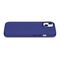 iCarer Litchi Premium Leather Case iPhone 14 Plus Magnetic Leather Case with MagSafe Dark Blue (WMI14220711-DB)
