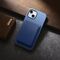 iCarer Litchi Premium Leather Case iPhone 14 Plus Magnetic Leather Case with MagSafe Light Blue (WMI14220711-LB)
