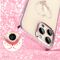 Silicone case with Swarovski crystals Kingxbar Wish Series for iPhone 14 Plus - pink