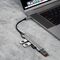 Dudao HUB 4in1 USB-C - 4x USB-A (3 x USB2.0 / USB3.0) 6.3cm black (A16T)