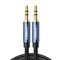 Ugreen AUX audio cable straight minijack 3.5 mm 1m blue (AV112)