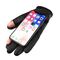 Men's insulated, anti-slip telephone gloves - black