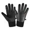 Men's insulated, anti-slip telephone gloves - black