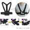 Adjustable sports camera harness - black