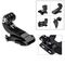 Adjustable sports camera harness - black