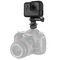 Phone/Sports Camera Holder with Adapter - Black