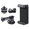 Phone/Sports Camera Holder with Adapter - Black