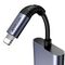 Joyroom SY-L01 Lightning to Lightning / 3.5 mm mini jack DAC adapter 2in1 - black