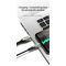 Joyroom Sharp Series S-M411 USB-A / micro USB 3A 1.2m Cable with Charging Indicator - Black