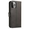 Magnet Case for Huawei Nova 12 Pro with flap and wallet - black