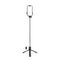 Selfie stick WR1YXS telescopic tripod 0.71m with round lamp - black