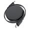 Acefast C13-03 USB-C - USB-C 60W Cable Retractable - Black