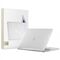 Tech-Protect SmartShell Case for MacBook Air 13" M2 / M3 / 2022-2024 - Clear-Glitter