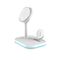 Tech-Protect QI15W-A27 3-in-1 inductive charger with MagSafe stand for smartphone / Apple Watch / AirPods - white