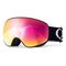 Qunature Black Ski Goggles Kids (Size M/L) - Black