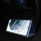 Clear View Case for Samsung Galaxy S25 Ultra Flip Cover - Blue