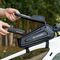 Wozinsky bicycle bag for the frame, armored, with a phone pocket, 1.7 l - black