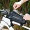 Wozinsky bicycle bag for the frame, armored, with a phone pocket, 1.7 l - black