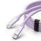 Kabel Orico CDX 100W 5A Power Delivery USB-C - USB-C 1m - fioletowy