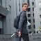 Wozinsky Premium Single Shoulder Anti-Theft City Backpack with Organizer and USB - Black