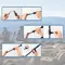 Qunature Nordic Walking Trekking Pole Aluminum 110 - 130 cm 1 pc. - Purple