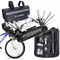 Wozinsky WMZ-01N tool kit, 16-in-1 bicycle multitool, pump, wrenches, inner tube kit - black