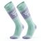 Qunature 037202 ski socks size 43-48 (L/XL) - purple-green