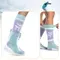 Qunature 037202 ski socks size 43-48 (L/XL) - purple-green