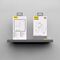 Dudao A23LEU 2.4A GaN EU USB-A Wall Charger with USB-A to Lightning Cable - White