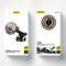 Dudao F12MAX+ Car Holder with 15W Wireless Charger, Compatible with Magsafe - Black