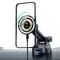 Dudao F12MAX+ Car Holder with 15W Wireless Charger, Compatible with Magsafe - Black