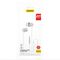 Dudao X10PRO wired headphones, mini jack 3.5mm, in-ear with remote control - white