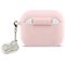 Guess Silicone 4G Charm Case for AirPods Pro 3 Pink