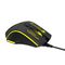 Wozinsky WMGK-1181W Wired Optical Gaming Mouse 7200 DPI with Backlight - Black and Yellow