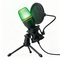 Wozinsky Studio Gaming USB Computer Microphone with RGB Stand - Black